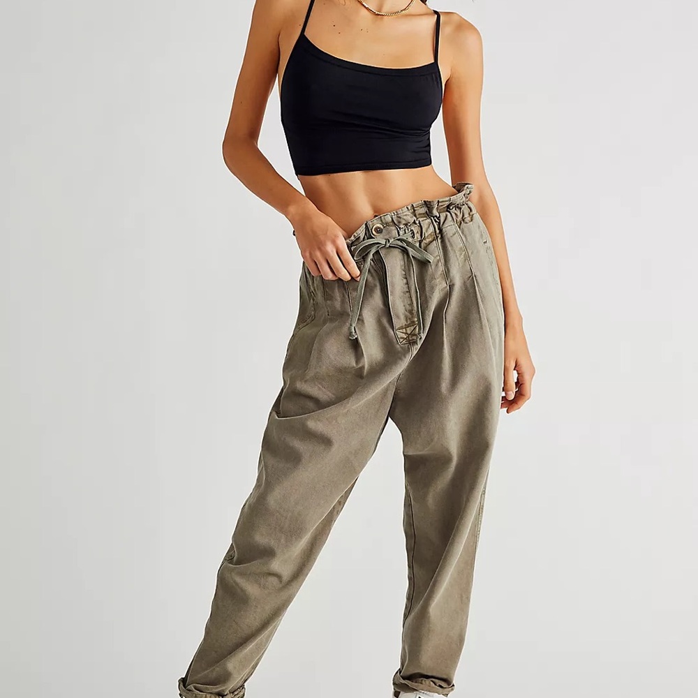 Free People Margate Pleated Trouser Sz S